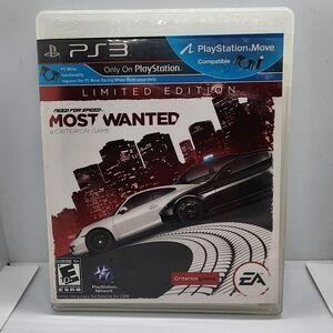 Need for Speed: Most Wanted -- Limited Edition (Sony PlayStation 3, 2012) CIB